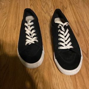 Five Four black canvass low top sneakers. Very light wear. 9.5